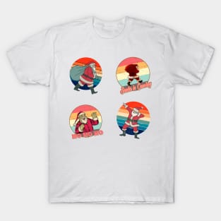 Vintage Santa Claus Stickers Pack T-Shirt